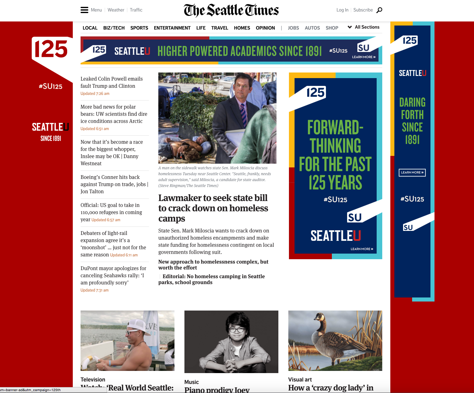 Seattle Times Screenshot